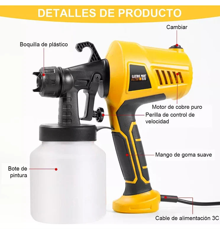 MasterPaint Pro™ - Pistola Eléctrica de Pintura [Descuento Solo Hoy]