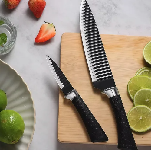 🤩SUPER OFERTA💥SET DE COCINA X 6 PIEZAS🥩 EN ACERO INOXIDABLE⭐