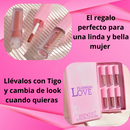 💄FLOIWERS LOVE X 6 UNIDADES LABIOS👄QUE HIGNOTIZAN, TONOS QUE ENAMORAN😍