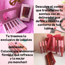 💎EL KIT PERFECTO PARA UNOS LABIOS IRRESISTIBLES💄GLAM LIPS 12 EN 1
