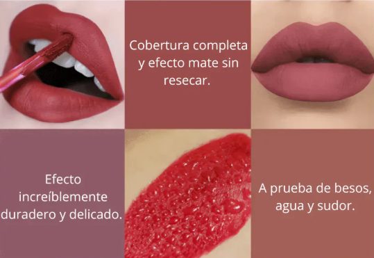 🥰HERMOSO SET X 6 LABIALES MATE❤️