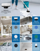 🌟ESPECTACULAR CEPILLO DE LIMPIEZA🧼 RECARGABLE 9 EN 1😎