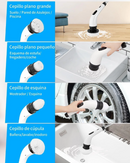 🌟ESPECTACULAR CEPILLO DE LIMPIEZA🧼 RECARGABLE 9 EN 1😎