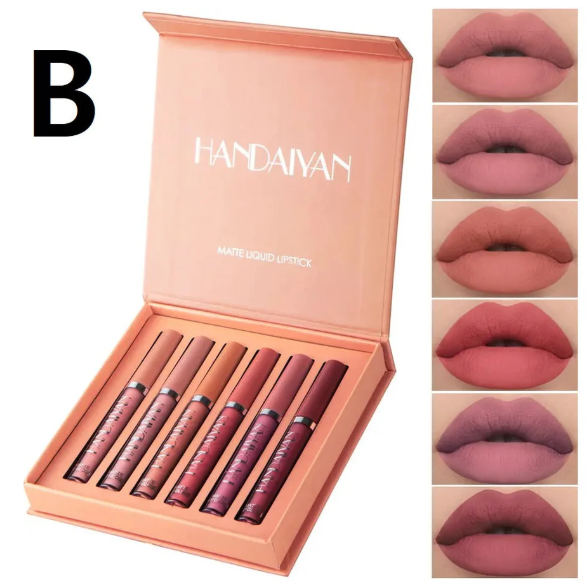 🥰HERMOSO SET X 6 LABIALES MATE❤️
