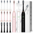 (Últimas unidades) ✨Cepillo Dental Ultrasónico IPX7 Inteligente con Cabezal Reemplazable y Recargable