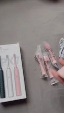 (Últimas unidades) ✨Cepillo Dental Ultrasónico IPX7 Inteligente con Cabezal Reemplazable y Recargable